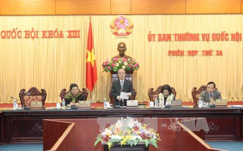 Khai mạc phiên họp thứ 34 Ủy ban Thường vụ Quốc hội
